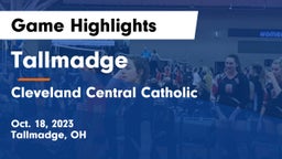 Tallmadge  vs Cleveland Central Catholic Game Highlights - Oct. 18, 2023