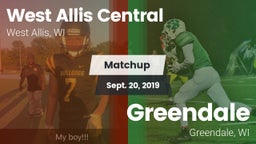 Matchup: West Allis Central vs. Greendale  2019