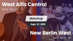 Matchup: West Allis Central vs. New Berlin West  2019