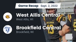 Recap: West Allis Central  vs. Brookfield Central  2022