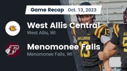 Recap: West Allis Central  vs. Menomonee Falls  2023