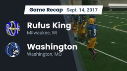 Recap: Rufus King  vs. Washington  2017