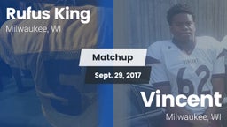 Matchup: Rufus King High vs. Vincent  2017