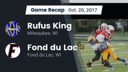 Recap: Rufus King  vs. Fond du Lac  2017