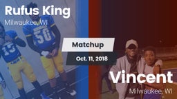 Matchup: Rufus King High vs. Vincent  2018