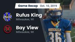 Recap: Rufus King  vs. Bay View  2019