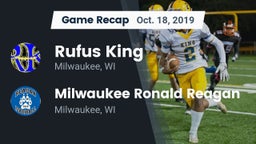 Recap: Rufus King  vs. Milwaukee Ronald Reagan  2019