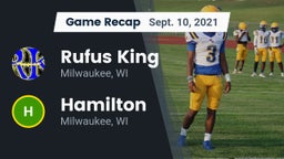 Recap: Rufus King  vs. Hamilton  2021
