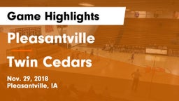 Pleasantville  vs Twin Cedars Game Highlights - Nov. 29, 2018