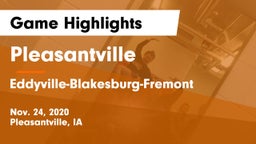 Pleasantville  vs Eddyville-Blakesburg-Fremont Game Highlights - Nov. 24, 2020