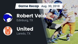 Recap: Robert Vela  vs. United  2018
