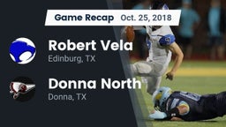 Recap: Robert Vela  vs. Donna North  2018