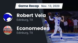Recap: Robert Vela  vs. Economedes  2020