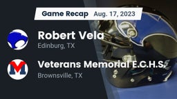 Recap: Robert Vela  vs. Veterans Memorial E.C.H.S. 2023