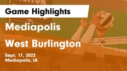 Mediapolis  vs West Burlington  Game Highlights - Sept. 17, 2022