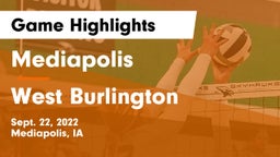 Mediapolis  vs West Burlington  Game Highlights - Sept. 22, 2022