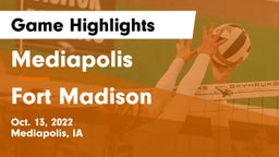 Mediapolis  vs Fort Madison  Game Highlights - Oct. 13, 2022
