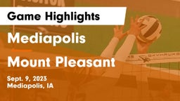 Mediapolis  vs Mount Pleasant  Game Highlights - Sept. 9, 2023