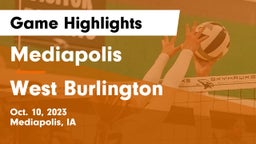 Mediapolis  vs West Burlington  Game Highlights - Oct. 10, 2023