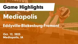 Mediapolis  vs Eddyville-Blakesburg-Fremont Game Highlights - Oct. 12, 2023