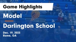 Model  vs Darlington School Game Highlights - Dec. 19, 2023