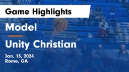 Model  vs Unity Christian  Game Highlights - Jan. 13, 2024