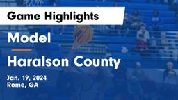 Model  vs Haralson County  Game Highlights - Jan. 19, 2024