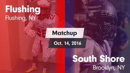 Matchup: Flushing  vs. South Shore  2016