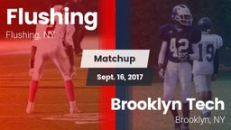 Matchup: Flushing  vs. Brooklyn Tech  2017