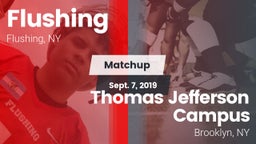 Matchup: Flushing  vs. Thomas Jefferson Campus  2019
