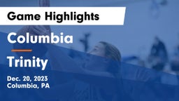 Columbia  vs Trinity  Game Highlights - Dec. 20, 2023