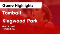 Tomball  vs Kingwood Park  Game Highlights - Nov. 6, 2020