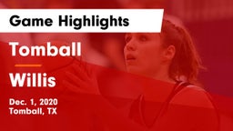 Tomball  vs Willis  Game Highlights - Dec. 1, 2020
