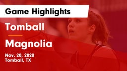 Tomball  vs Magnolia  Game Highlights - Nov. 20, 2020
