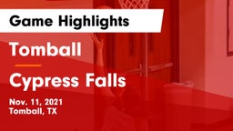 Tomball  vs Cypress Falls  Game Highlights - Nov. 11, 2021