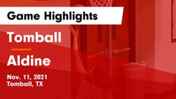 Tomball  vs Aldine  Game Highlights - Nov. 11, 2021