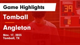 Tomball  vs Angleton  Game Highlights - Nov. 17, 2023