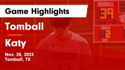 Tomball  vs Katy  Game Highlights - Nov. 28, 2023