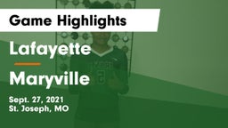 Lafayette  vs Maryville  Game Highlights - Sept. 27, 2021