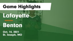 Lafayette  vs Benton  Game Highlights - Oct. 14, 2021