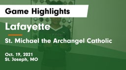 Lafayette  vs St. Michael the Archangel Catholic  Game Highlights - Oct. 19, 2021