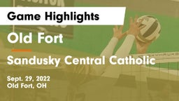 Old Fort  vs Sandusky Central Catholic Game Highlights - Sept. 29, 2022