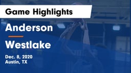 Anderson  vs Westlake  Game Highlights - Dec. 8, 2020