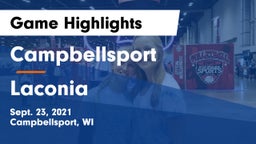Campbellsport  vs Laconia  Game Highlights - Sept. 23, 2021