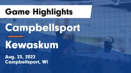 Campbellsport  vs Kewaskum  Game Highlights - Aug. 23, 2022