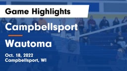 Campbellsport  vs Wautoma  Game Highlights - Oct. 18, 2022