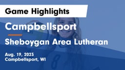 Campbellsport  vs Sheboygan Area Lutheran  Game Highlights - Aug. 19, 2023