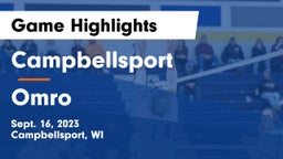Campbellsport  vs Omro  Game Highlights - Sept. 16, 2023