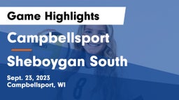 Campbellsport  vs Sheboygan South  Game Highlights - Sept. 23, 2023