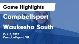 Campbellsport  vs Waukesha South  Game Highlights - Oct. 7, 2023